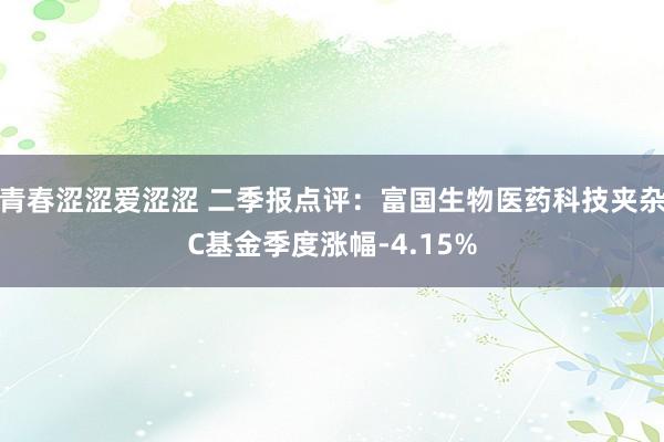 青春涩涩爱涩涩 二季报点评：富国生物医药科技夹杂C基金季度涨幅-4.15%