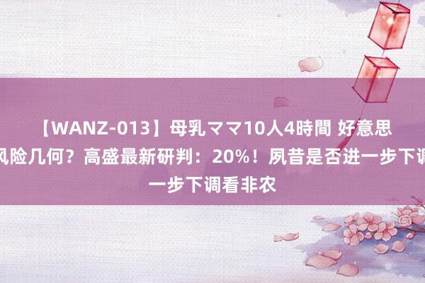 【WANZ-013】母乳ママ10人4時間 好意思国败落风险几何？高盛最新研判：20%！夙昔是否进一步下调看非农