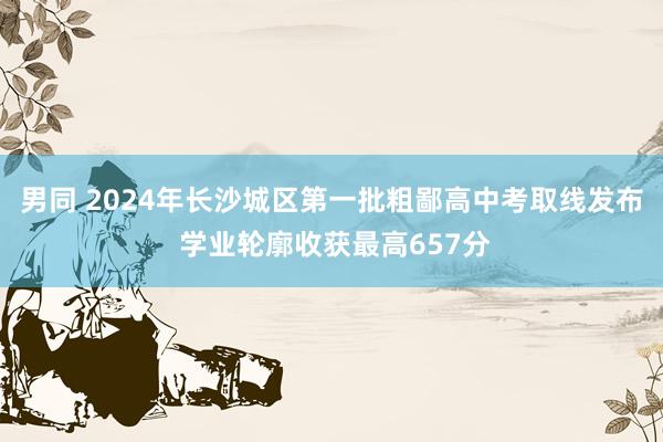 男同 2024年长沙城区第一批粗鄙高中考取线发布 学业轮廓收获最高657分