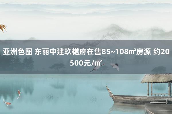 亚洲色图 东丽中建玖樾府在售85~108㎡房源 约20500元/㎡