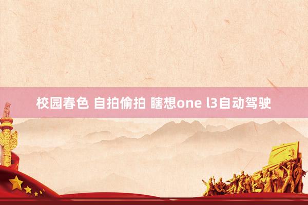 校园春色 自拍偷拍 瞎想one l3自动驾驶