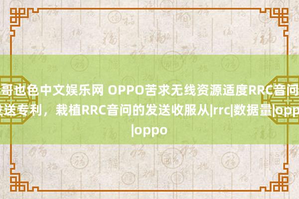 哥也色中文娱乐网 OPPO苦求无线资源适度RRC音问发送专利，栽植RRC音问的发送收服从|rrc|数据量|oppo